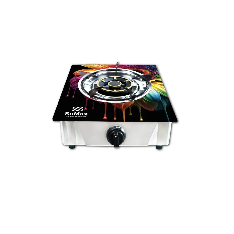 SuMax SINGLE GLASS 120 BURNER With Iron Cap (SG-140--IRON)