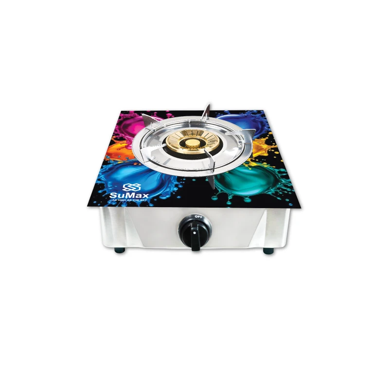 SuMax SINGLE GLASS 90 BURNER  With Iron Cap (SG-130-IRON)
